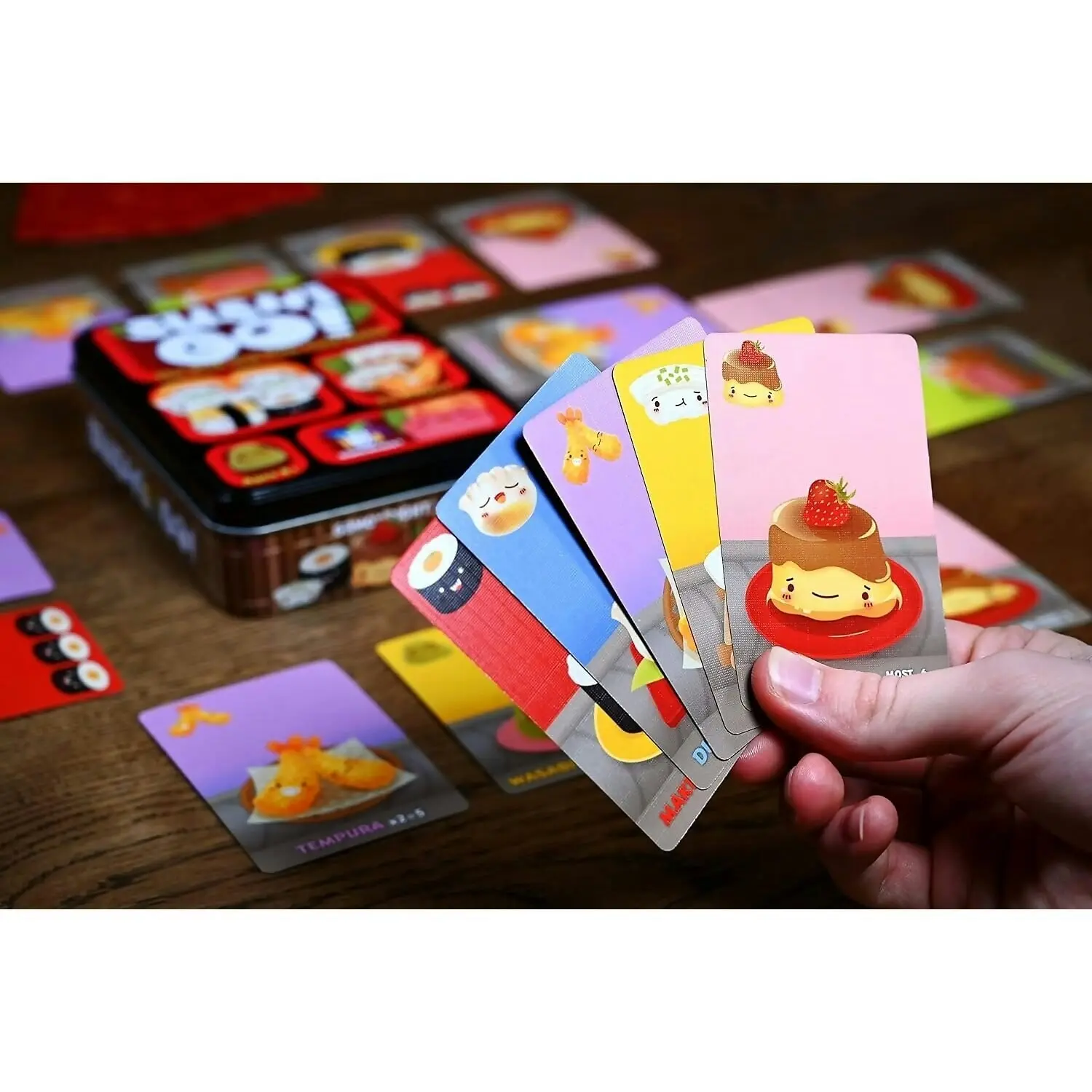 Gamewright - Sushi Go! Pick And Pass Card Game In Tin