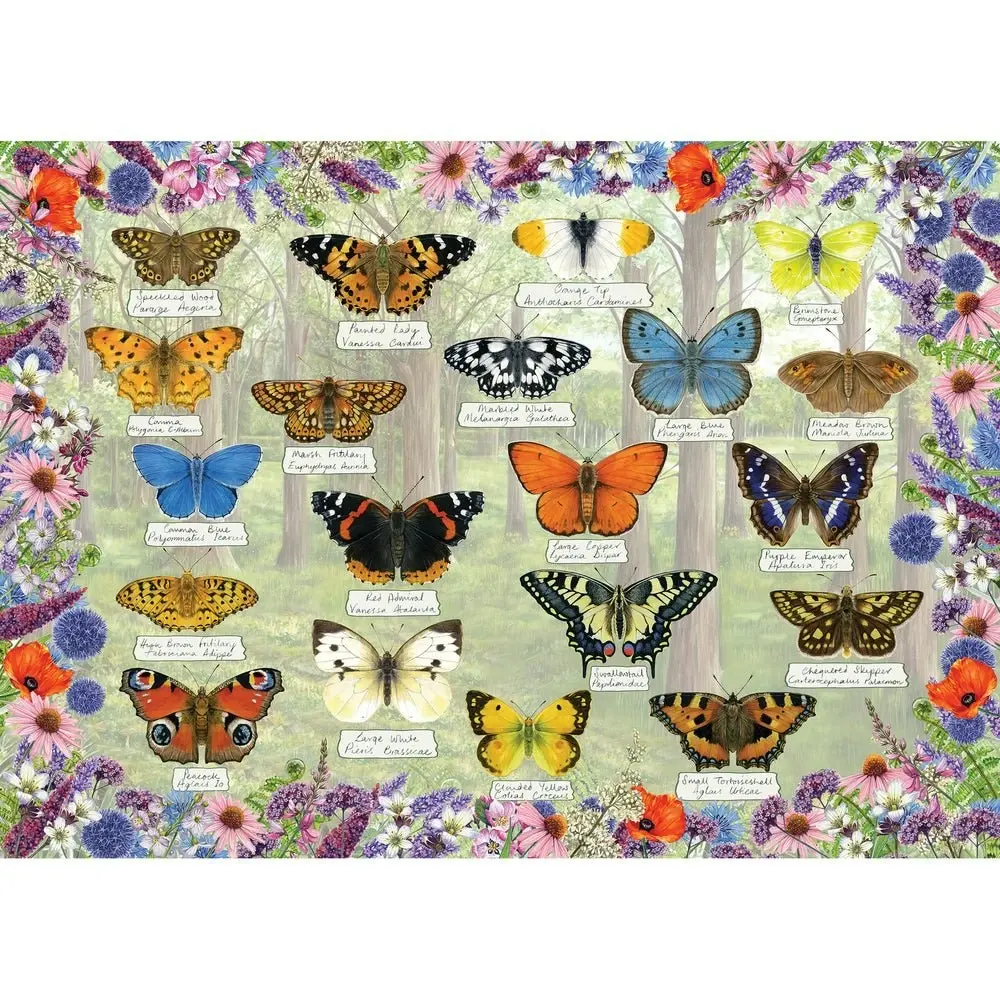 Gibsons - Beautiful Butterflies - Jigsaw Puzzle 1000pc