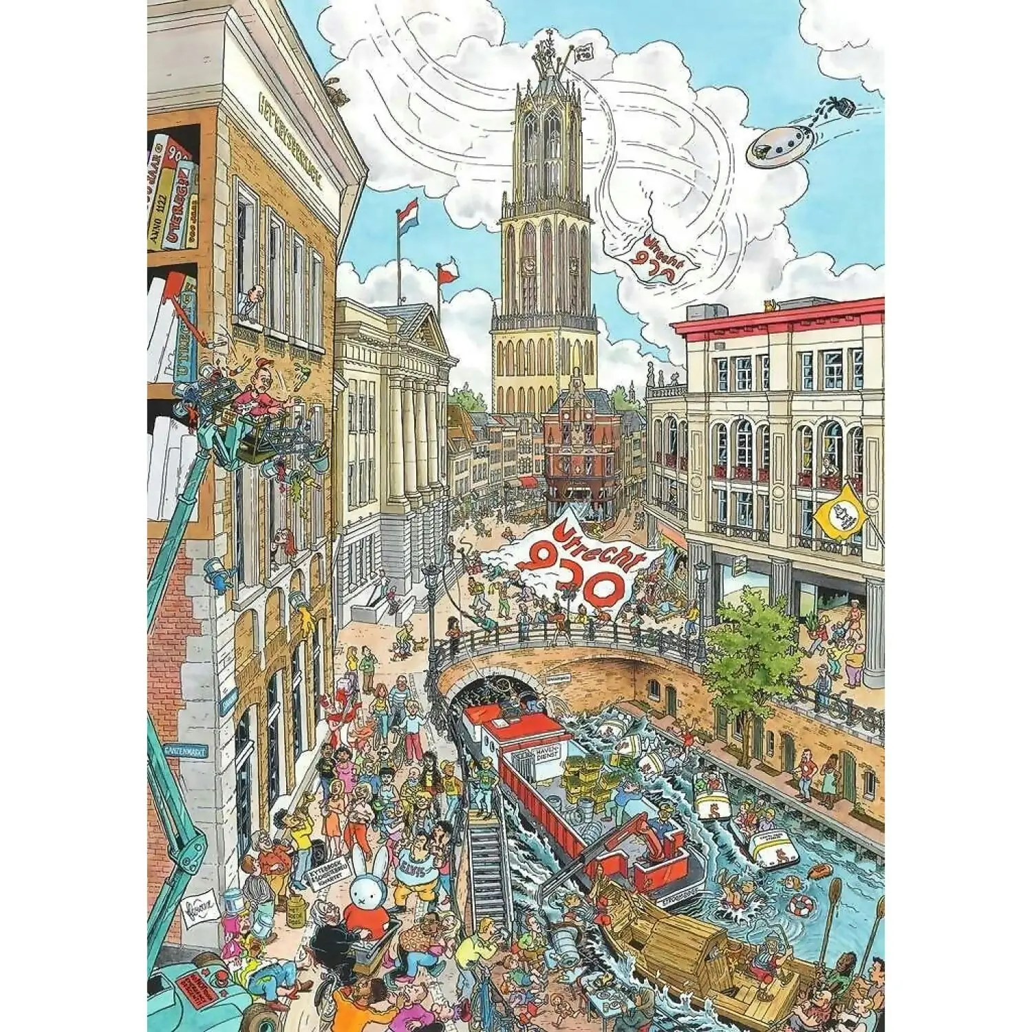 Ravensburger - Cities Of The World Utrecht Jigsaw Puzzle 1000 Pieces