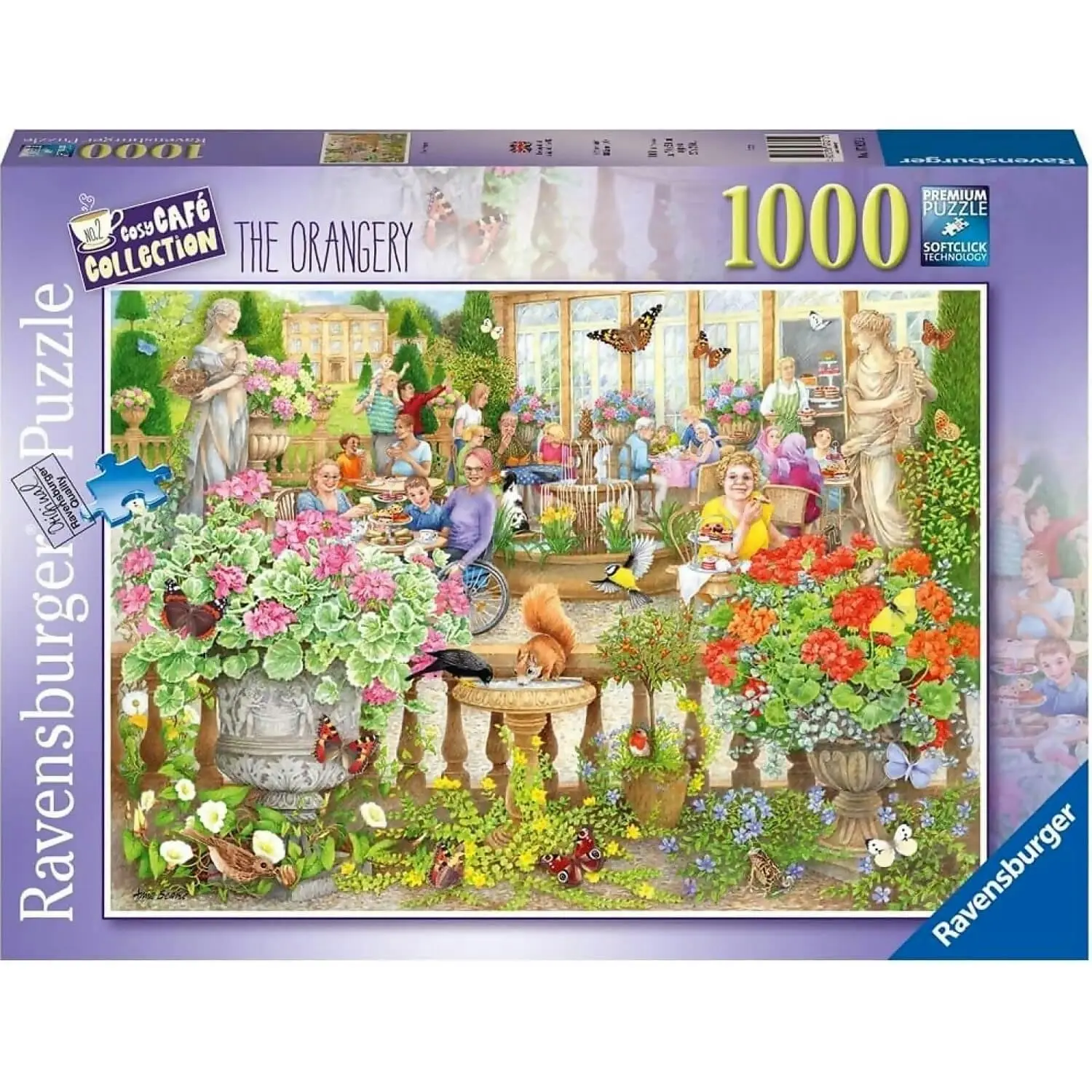 Ravensburger - Cozy Cafe Collection The Orangery Jigsaw Puzzle 1000pc