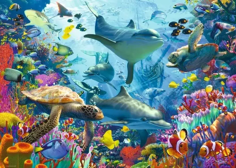 Ravensburger - Coral Reef Retreat Jigsaw Puzzle 1000pc