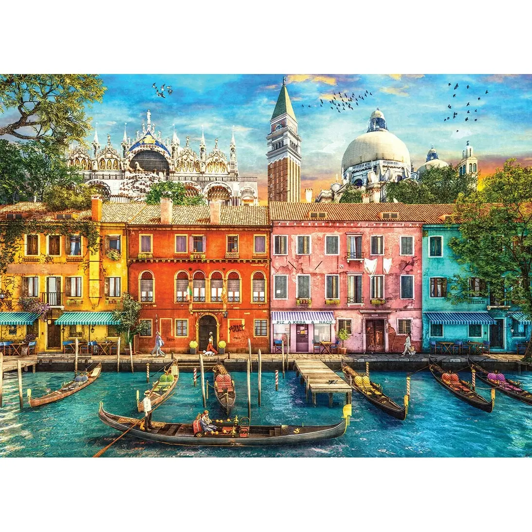 Gibsons - Colours Of Venice Jigsaw Puzzle 1000pc