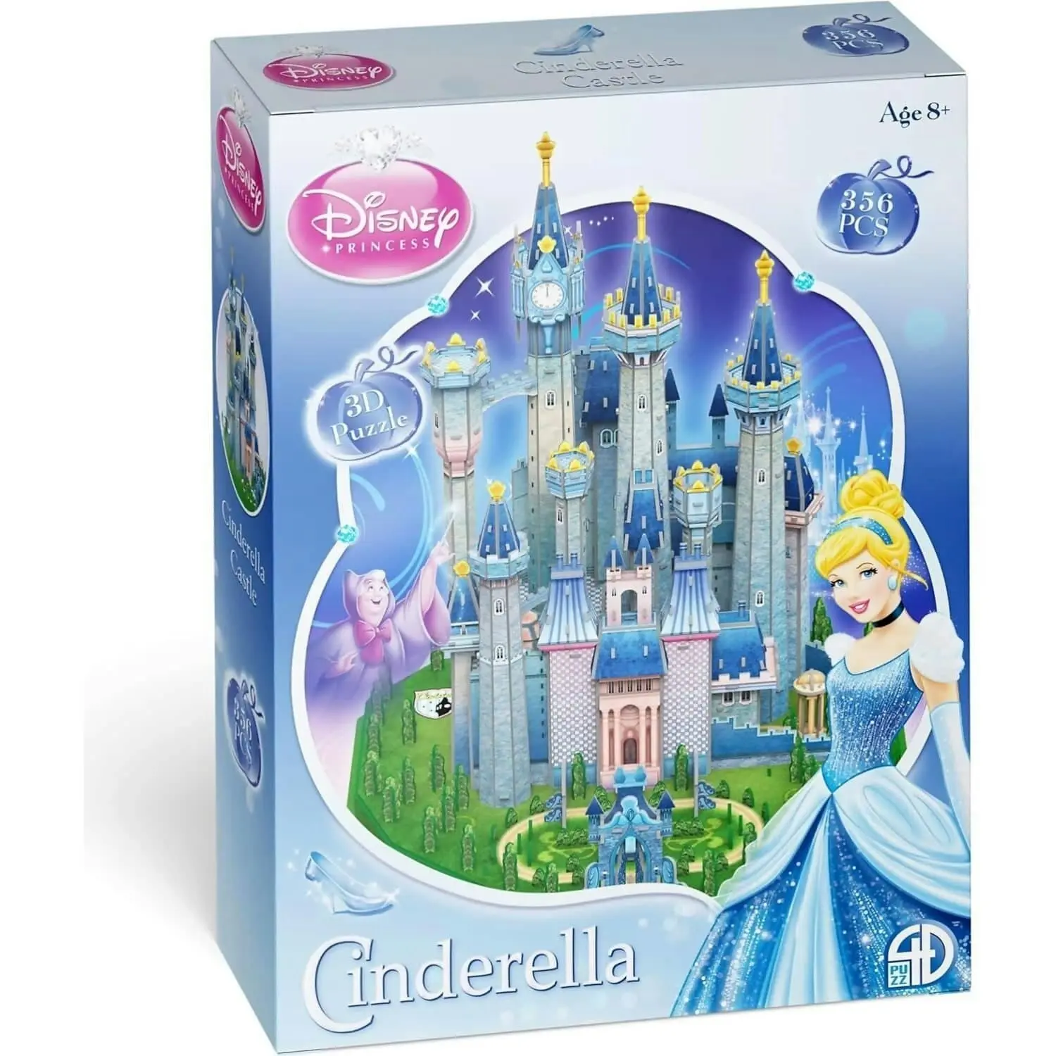 4D Build - Disney Princess Cinderella Castle Puzzle 356pc