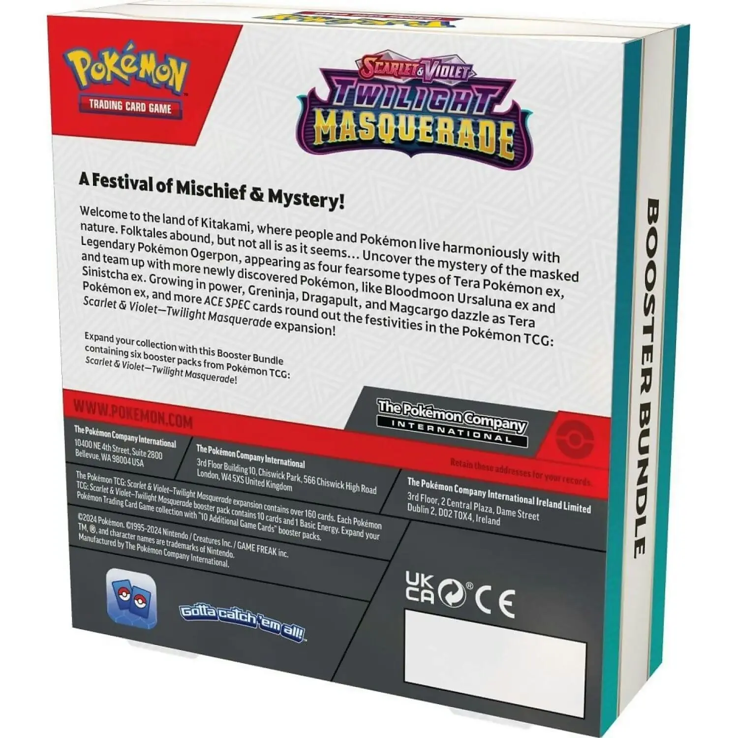 Pokemon - Tcg Scarlet & Violet 6 Twilight Masquerade Booster Bundle