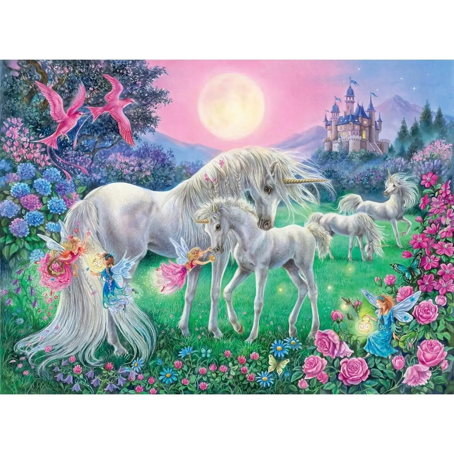 Ravensburger - Magical Unicorns Bumper Pack Jigsaw Puzzle 4 X 100pc