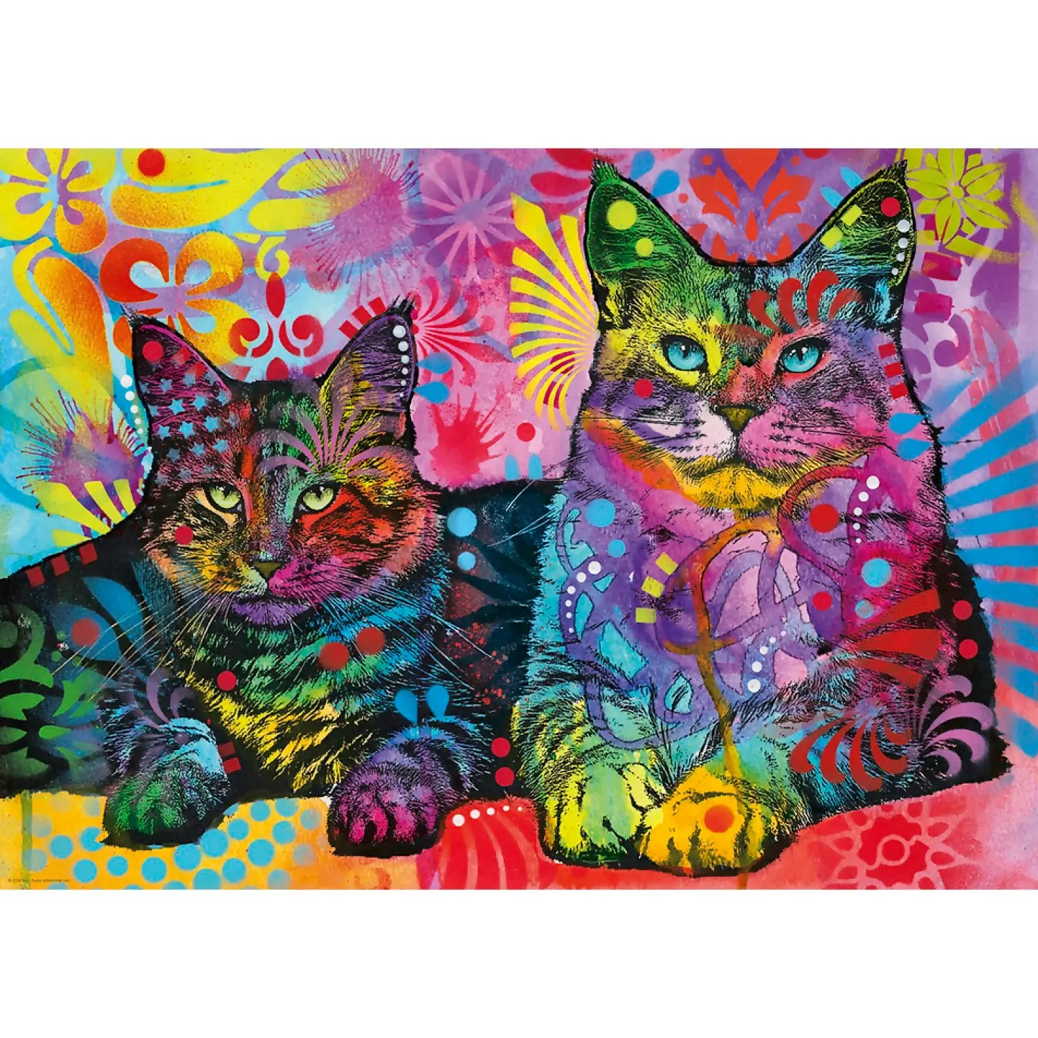 Heye - Jolly Pets Devoted 2 Cats Jigsaw Puzzle 1000pc