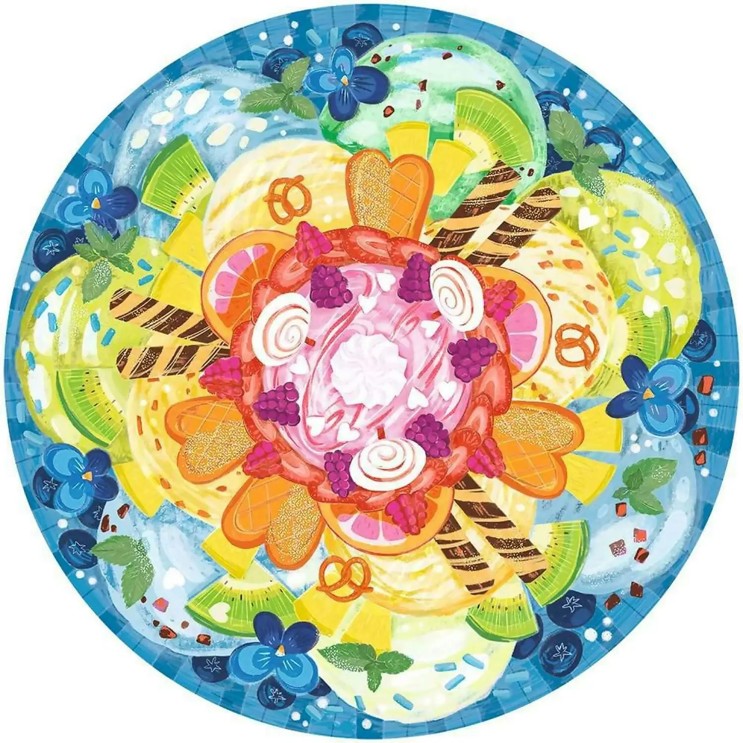 Ravensburger - Circle Of Colors Ice Cream Jigsaw Puzzle 500pc