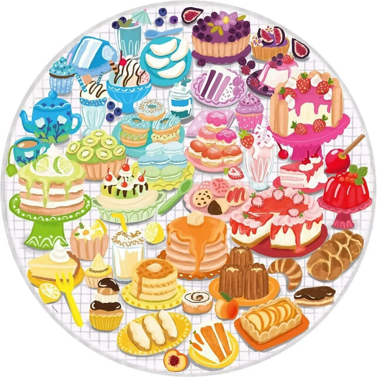 Ravensburger - Circle Of Colors Desserts Jigsaw Puzzle 500pc