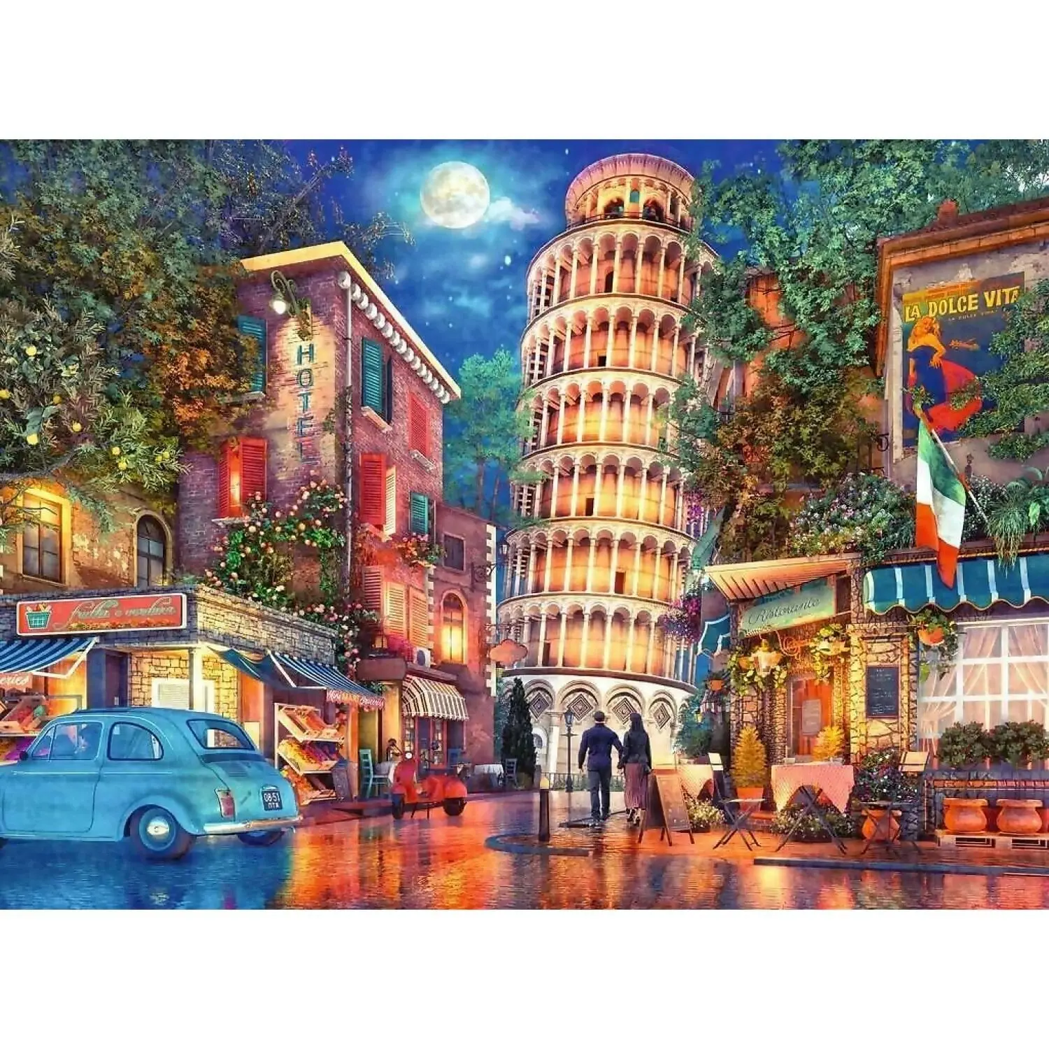 Ravensburger - Evening In Pisa Jigsaw Puzzle 500pc