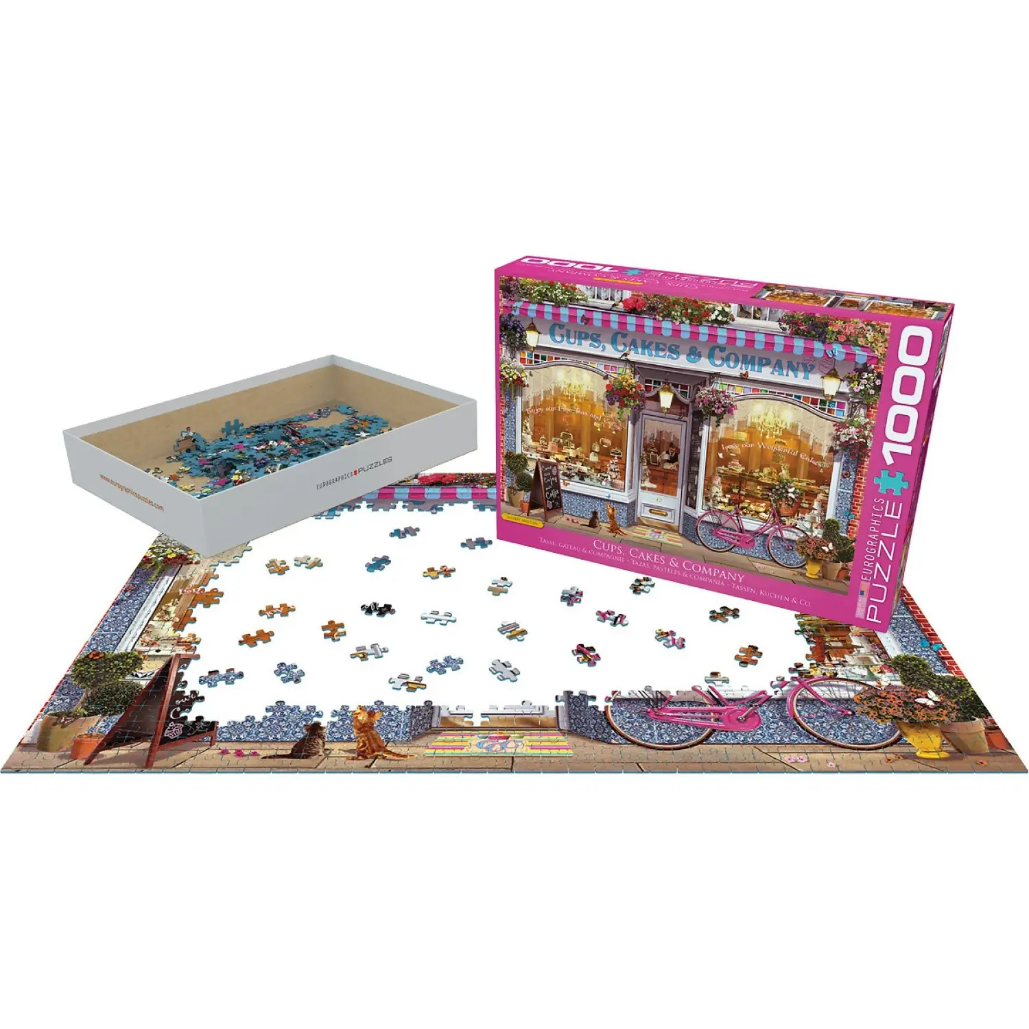 Eurographics - Cups Cakes & Company - Jigsaw Puzzle 1000pc