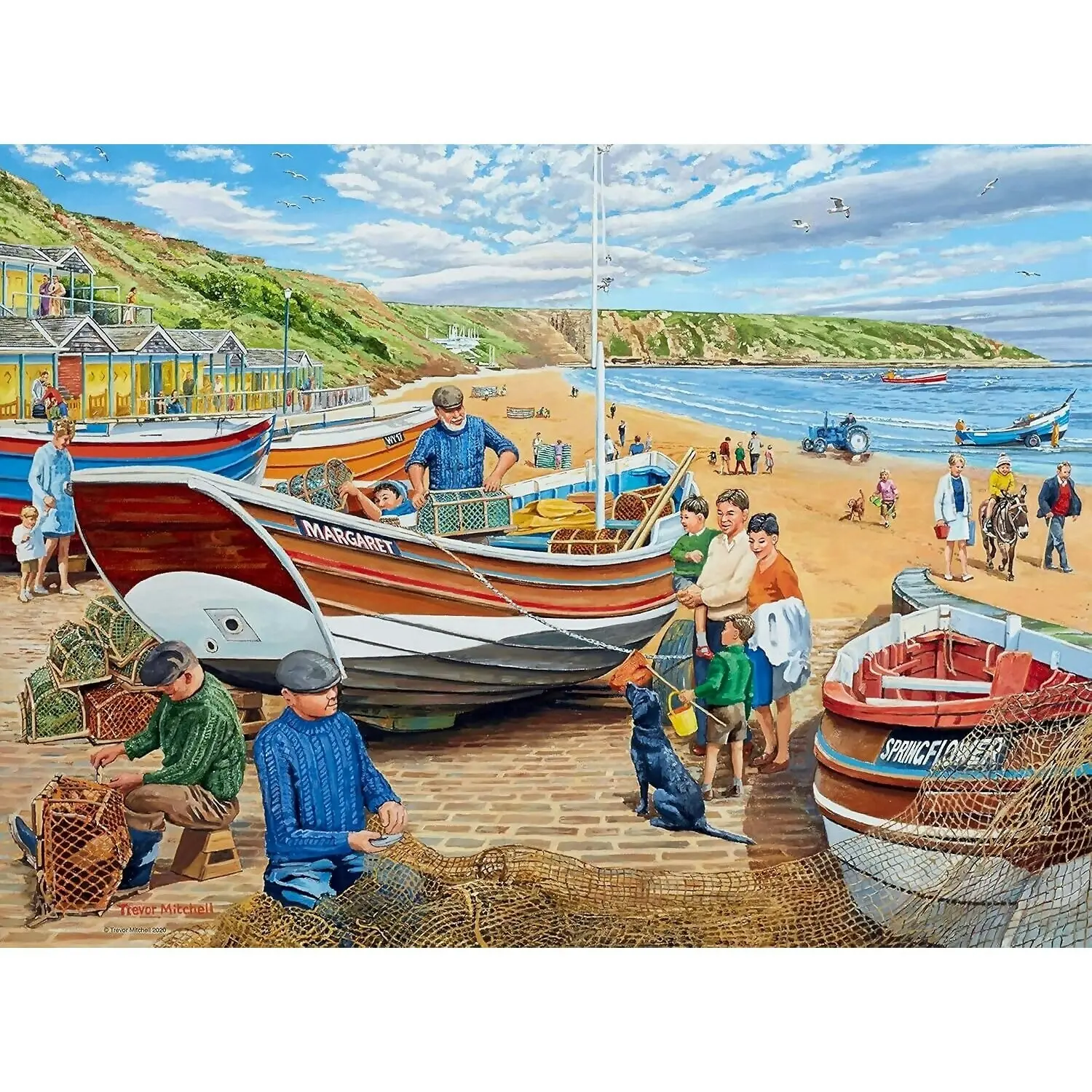 Ravensburger - The Fisherman Happy Days At Work Jigsaw Puzzle 500pc