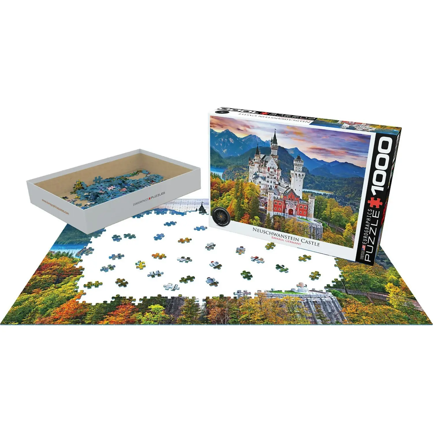 Eurographics - Neuschwanstein Castle Germany Jigsaw Puzzle 1000pc