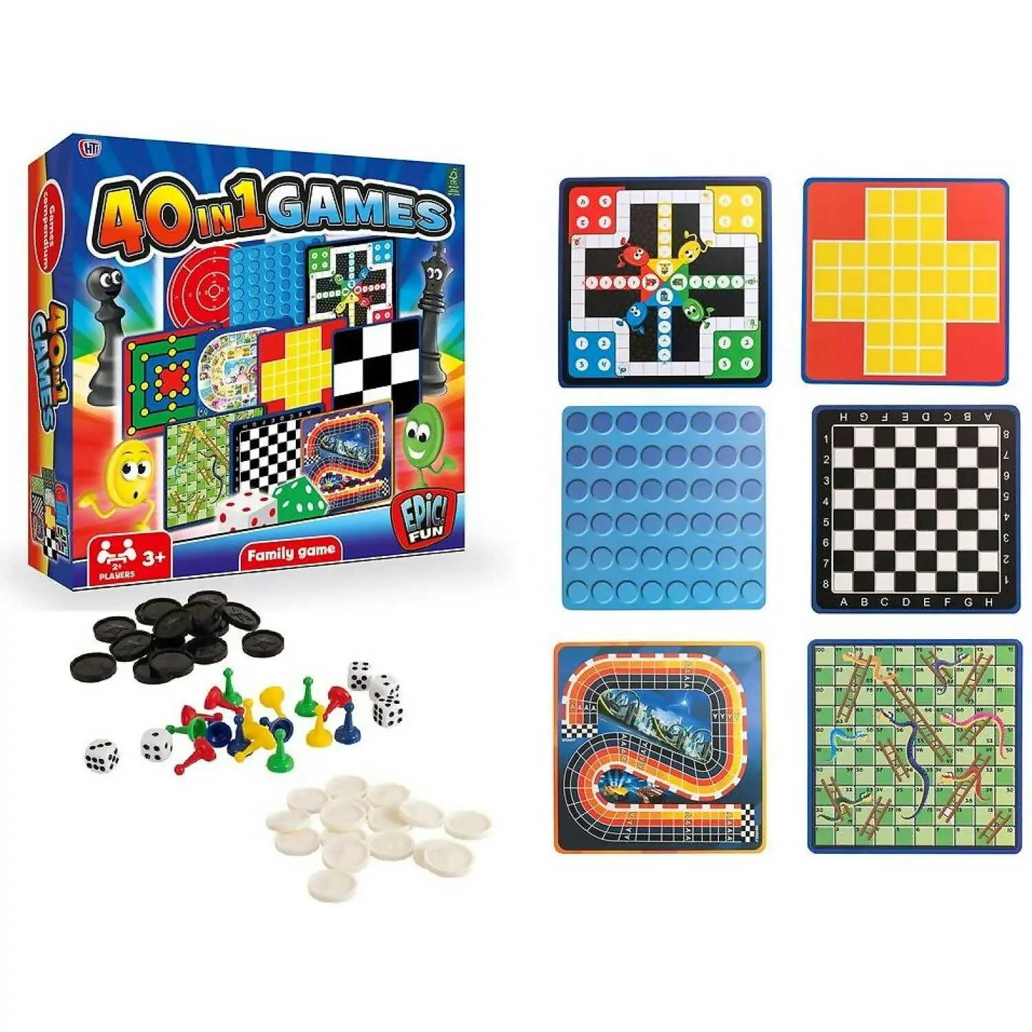 Hti Toys - Games 40-in-1 Family Games