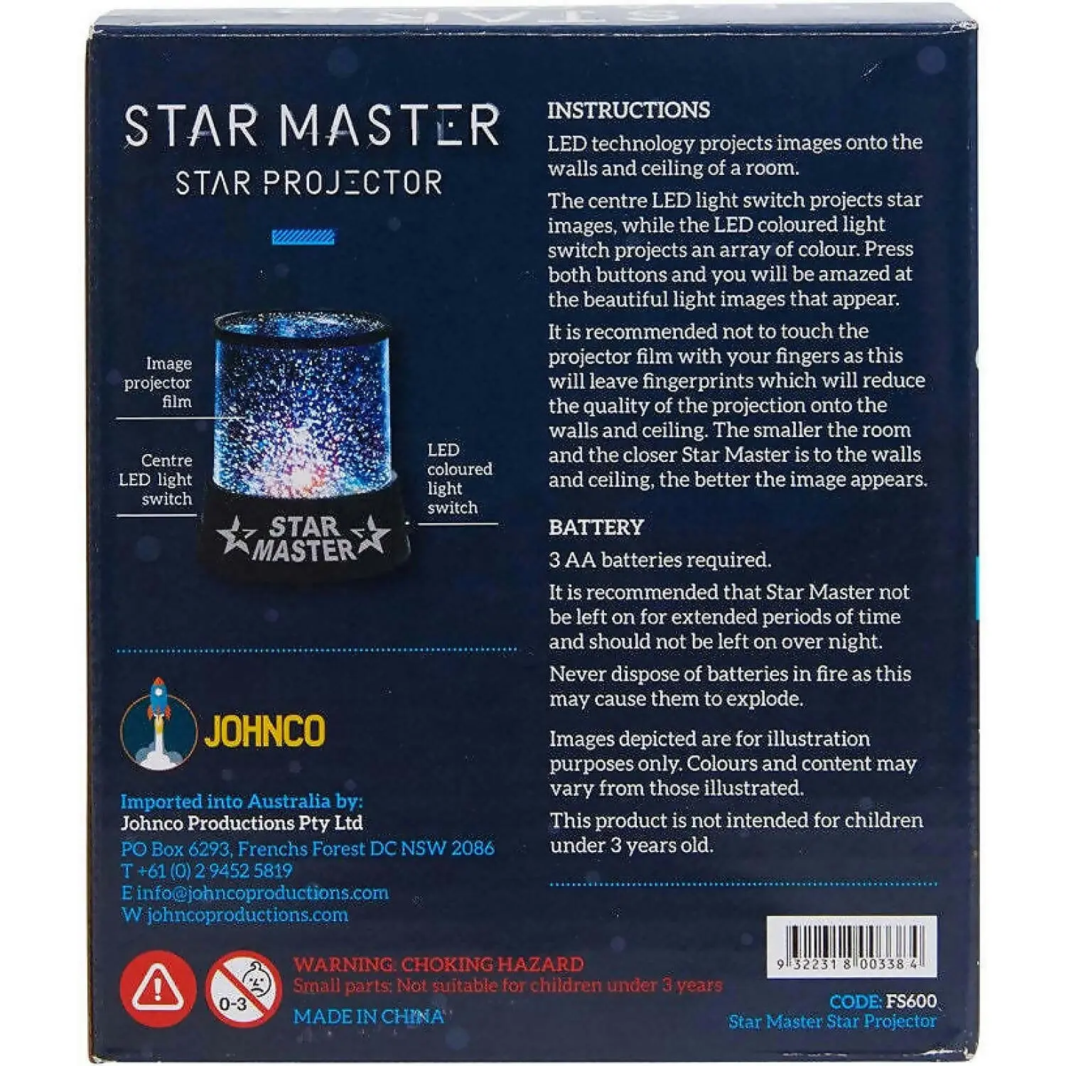 Johnco - Star Master Star Projector