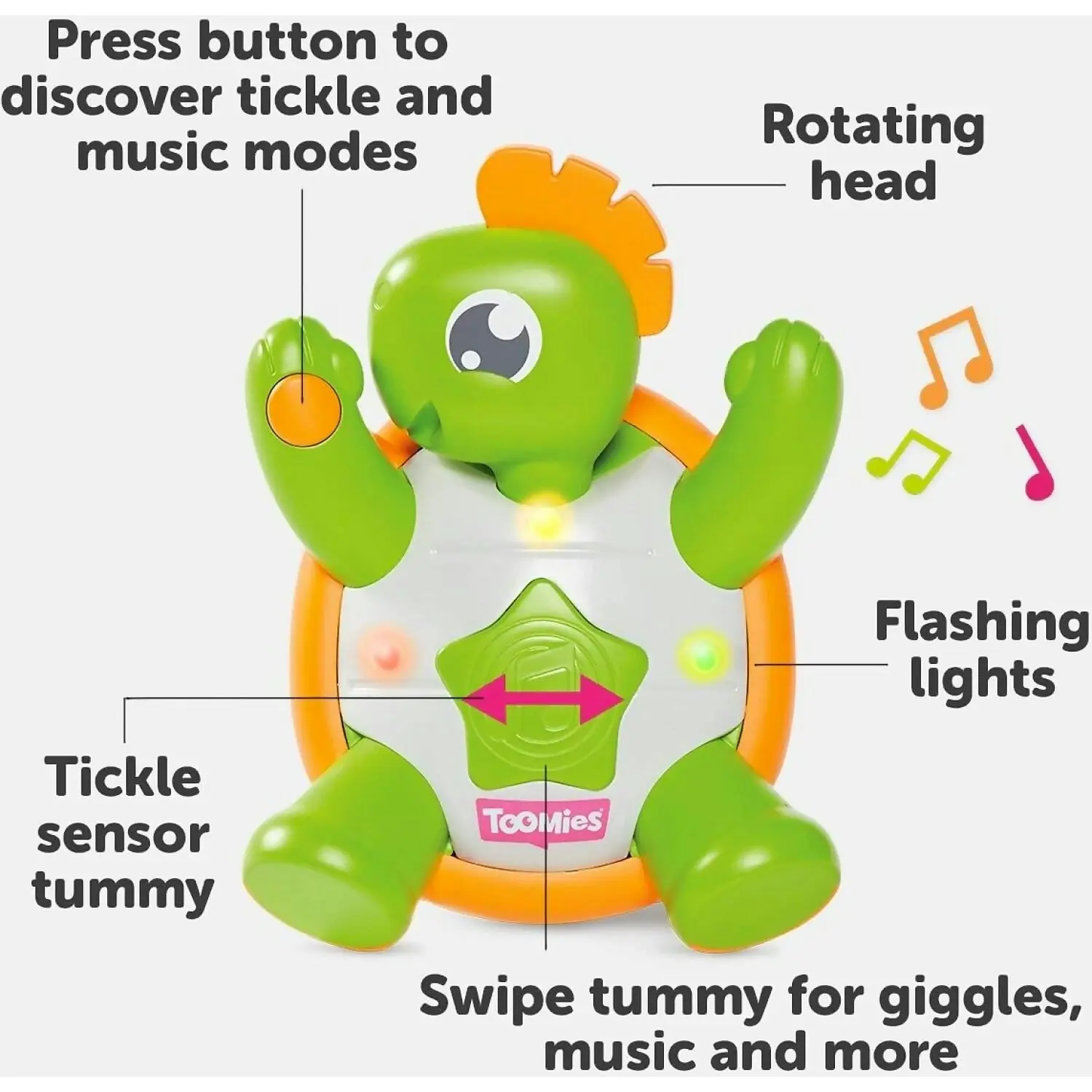 TOMY - Tickle Time Turtle