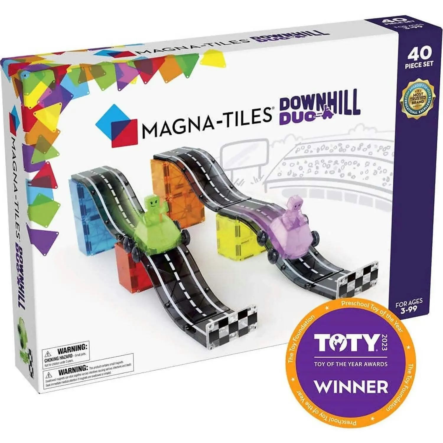 Magna Tiles - Downhill Duo 40 Piece Set - Johnco