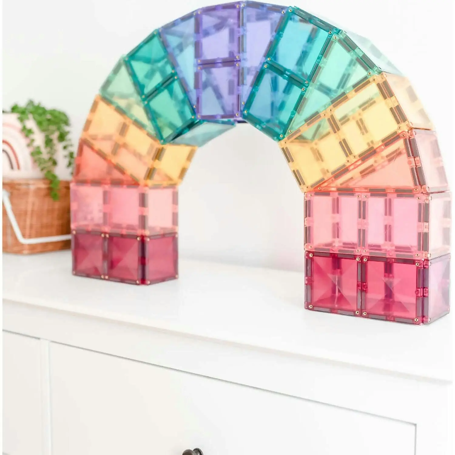 Connetix - Magnetic Tiles Pastel Mega Pack 202pc