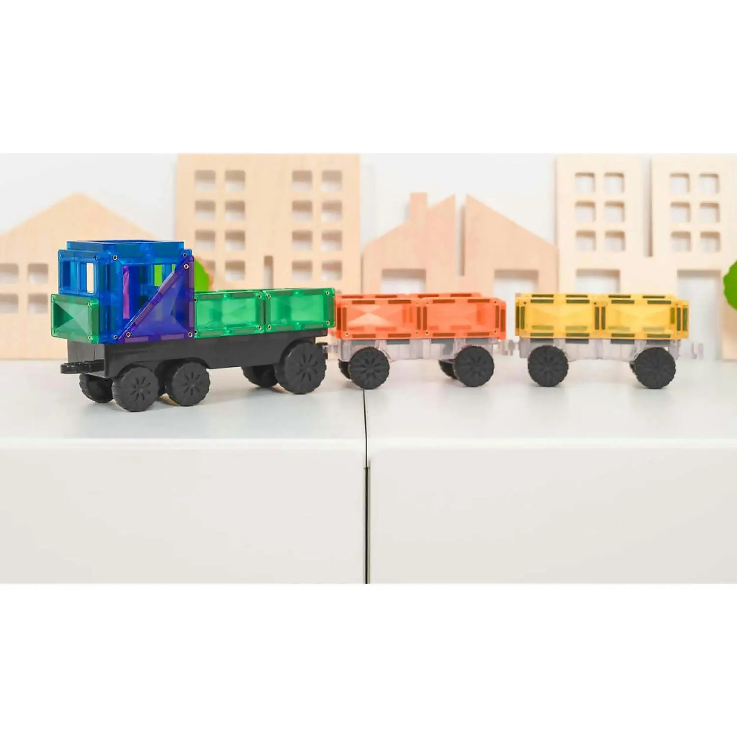 Connetix - Magnetic Tiles Rainbow Transport Pack 50pc