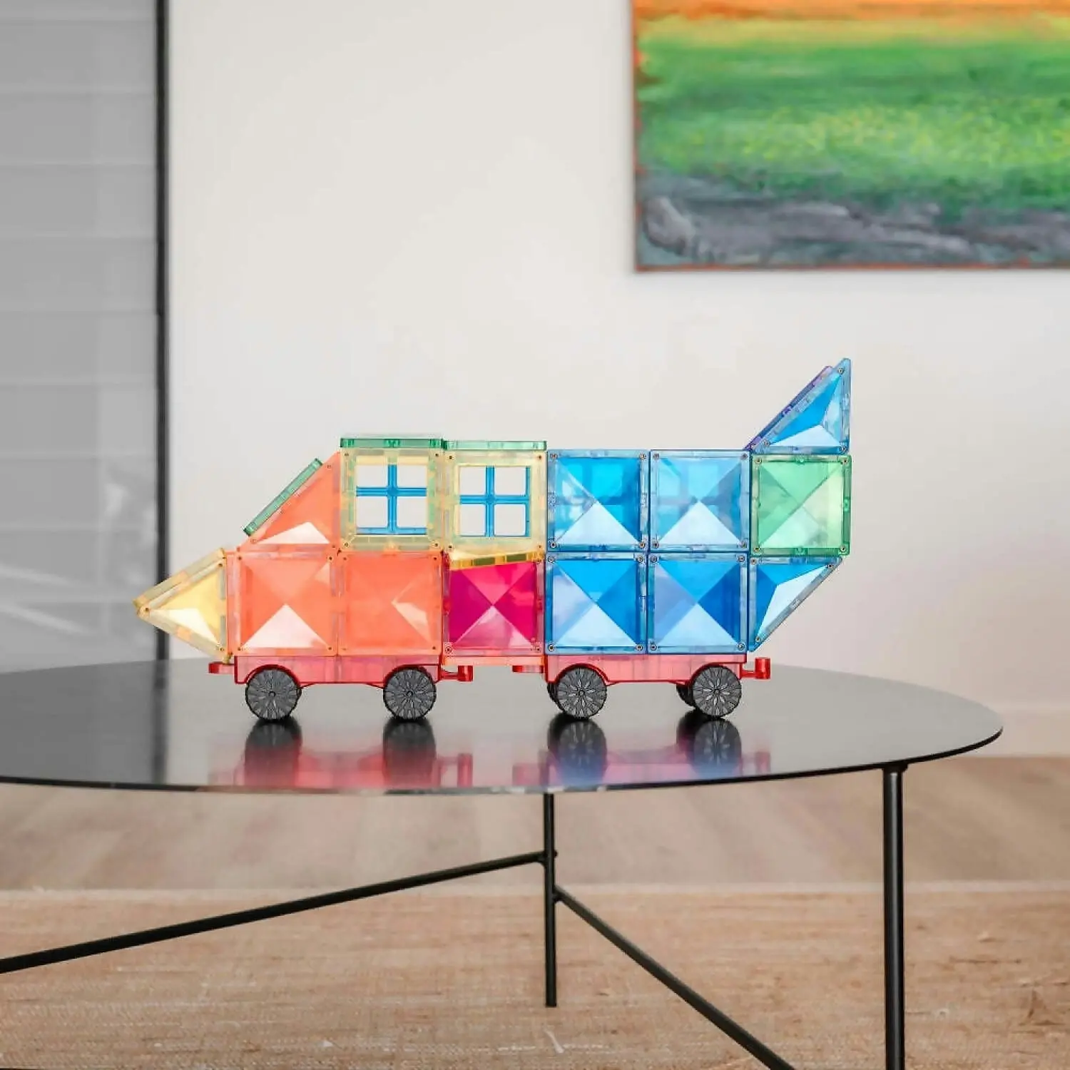 Connetix - Magnetic Tiles Rainbow Motion Pack 24pc