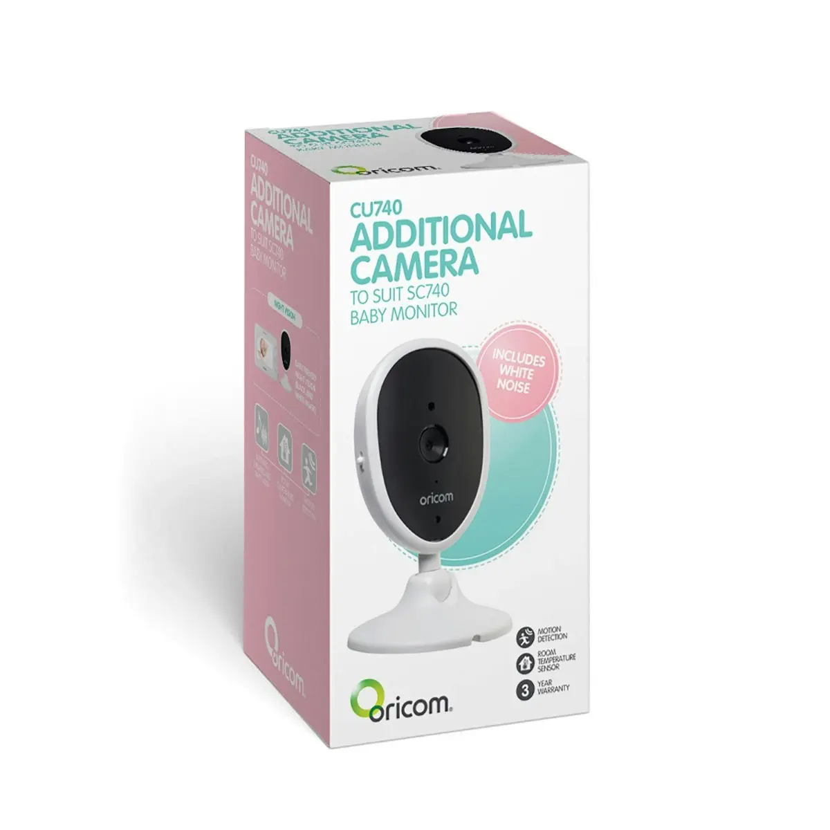 Oricom CU740 Additional Camera Unit for Oricom Secure SC740 Video Baby Monitor