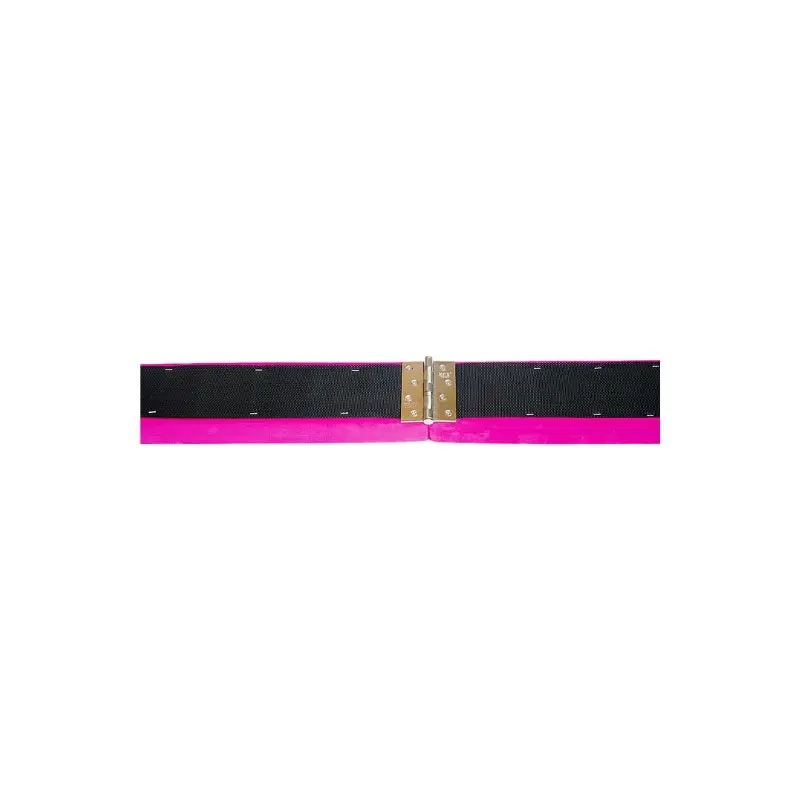 2.2M Gymnastics Folding Balance Beam Pink Synthetic Suede - One Size