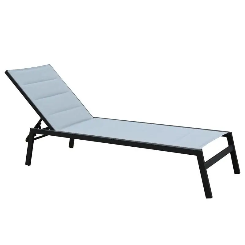 Sunscape Madrid Aluminium Padded Sunlounge