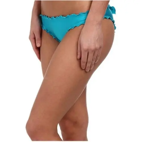 Seafolly Shimmer Mini Hipster Bikini Bottoms - Eden Blue