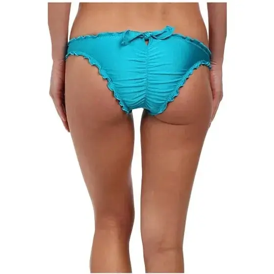 Seafolly Shimmer Mini Hipster Bikini Bottoms - Eden Blue