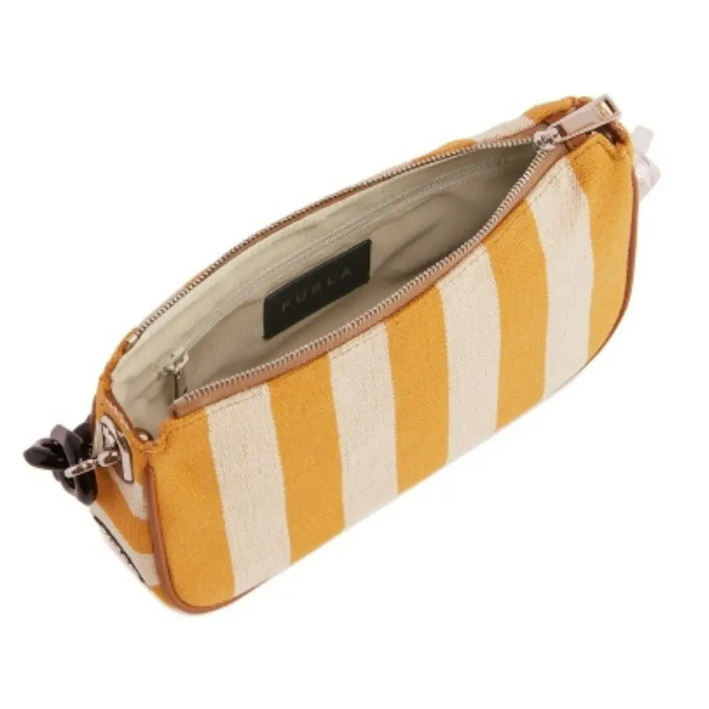 Furla 'moon' Shoulder Bag - Burnt Yellow