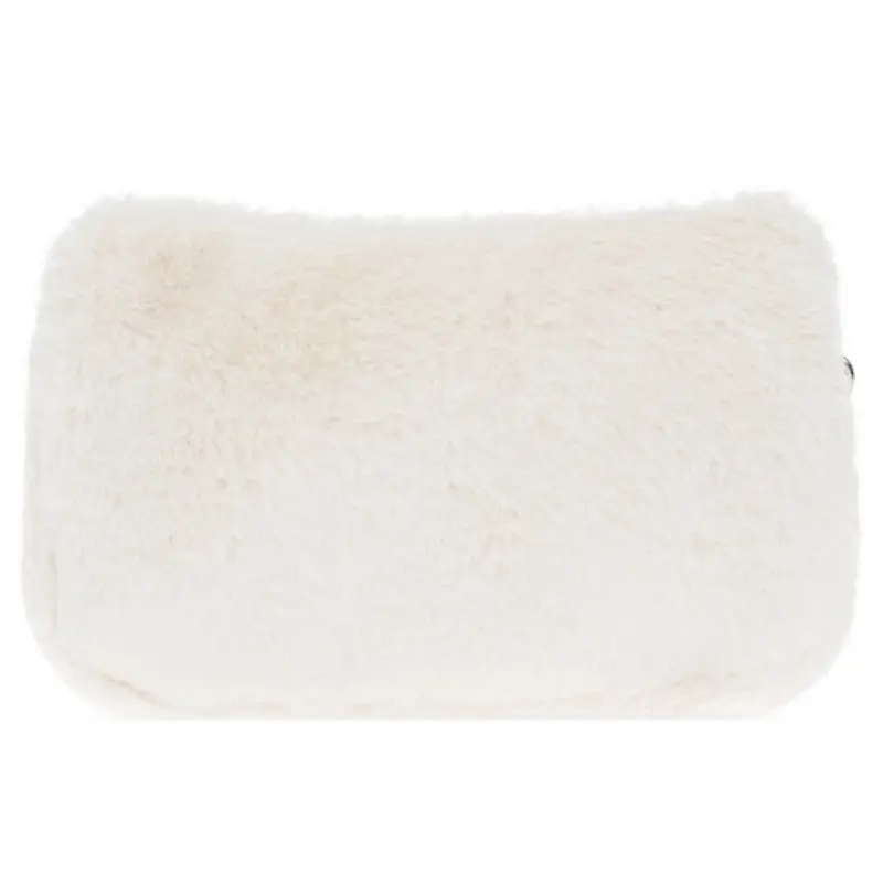 Furla Moon Fluffy Small Shoulder Bag - Cream