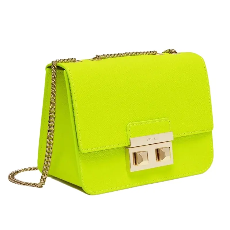 Furla Bella Mini Crossbody Bag - Neon Yellow