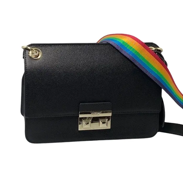 Furla Bella Small Crossover Bag - Nero Multicolour