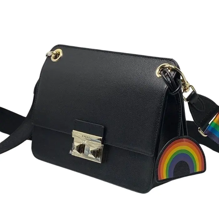 Furla Bella Small Crossover Bag - Nero Multicolour