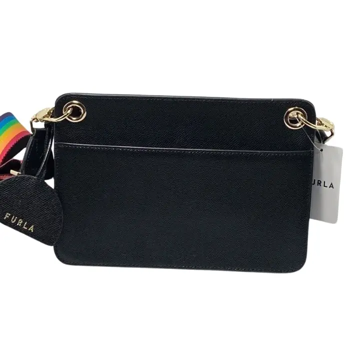 Furla Bella Small Crossover Bag - Nero Multicolour