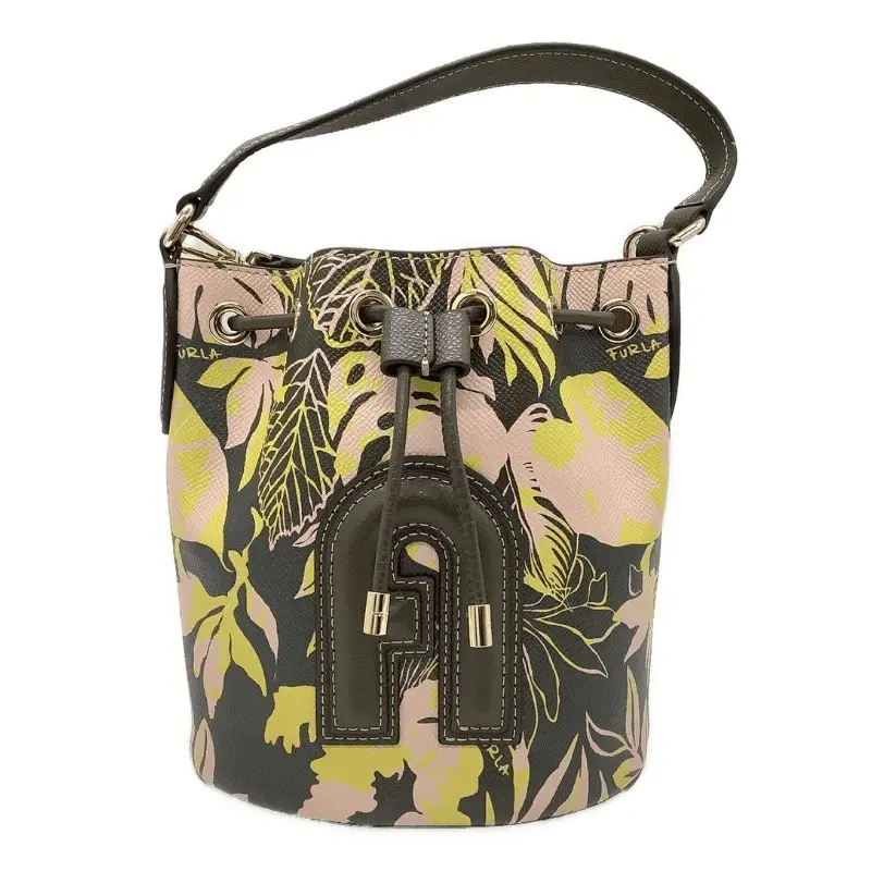 Furla Clio Mini Drawstring Bag - Toni Yellow Muschio