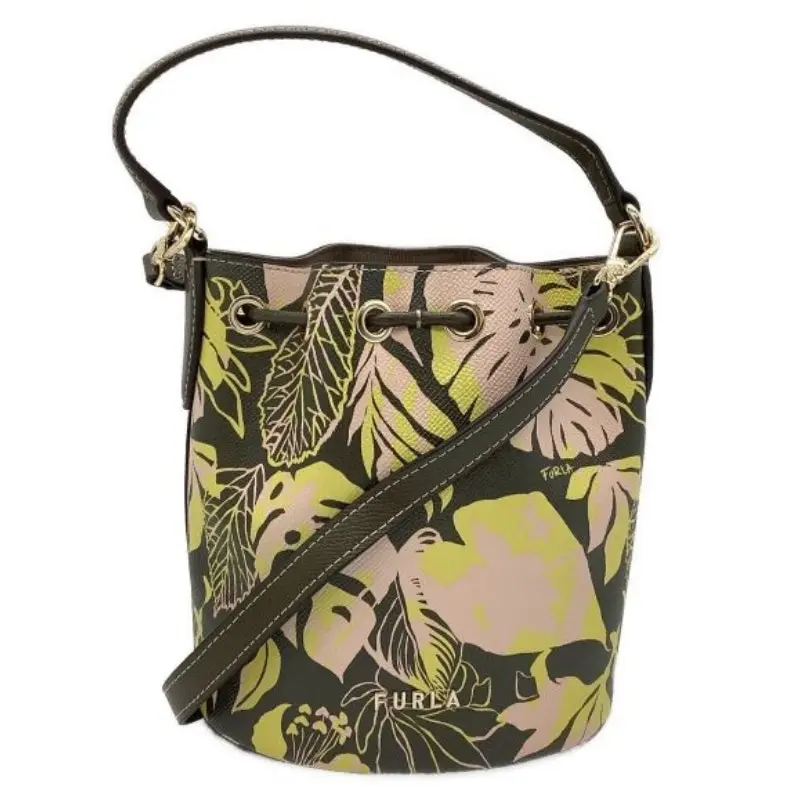 Furla Clio Mini Drawstring Bag - Toni Yellow Muschio