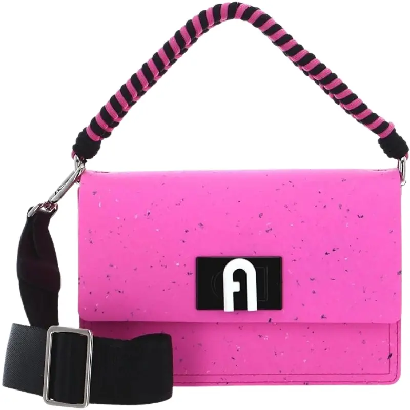 Furla 1927 Soft Mini Crossbody - Toni Fucsia + Nero