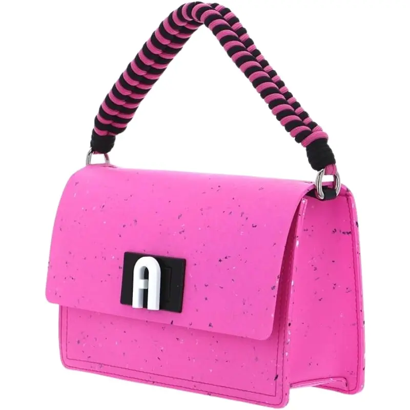 Furla 1927 Soft Mini Crossbody - Toni Fucsia + Nero