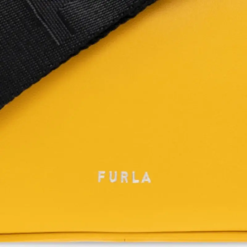 Furla Moon Small Shoulder Bag - Polline Nero