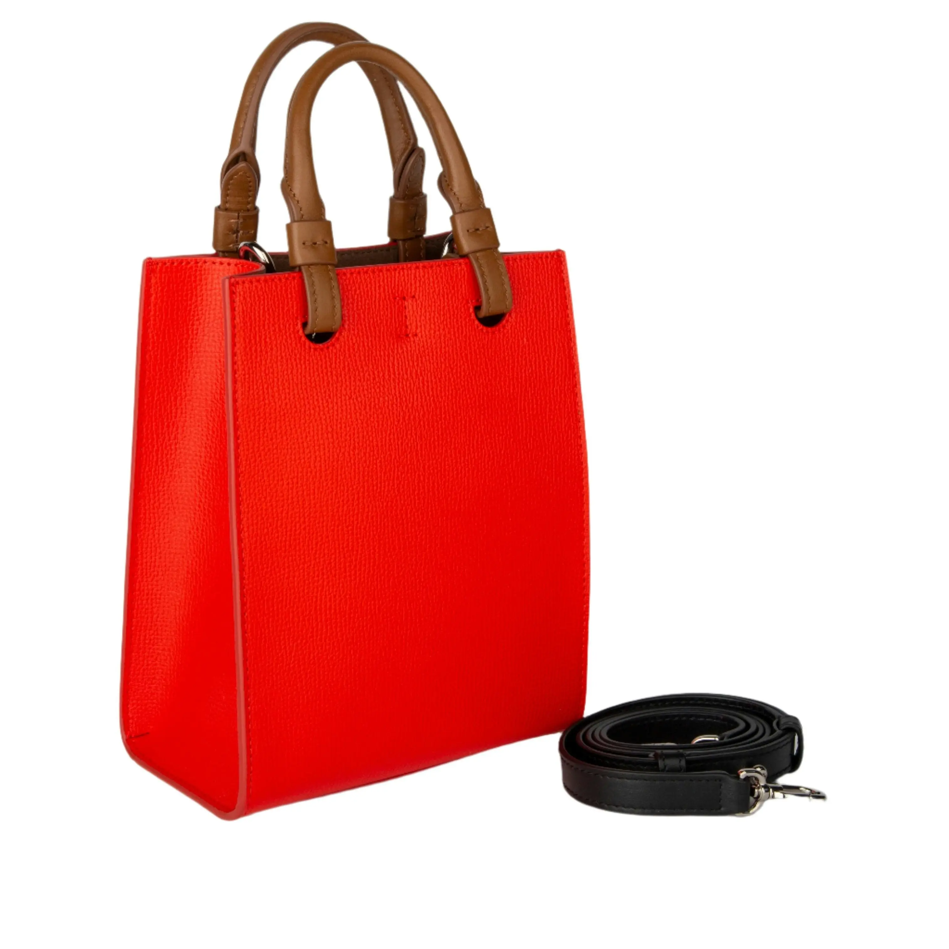 Furla Varsity Style Mini Tote Crossbody - Spritz + Greige