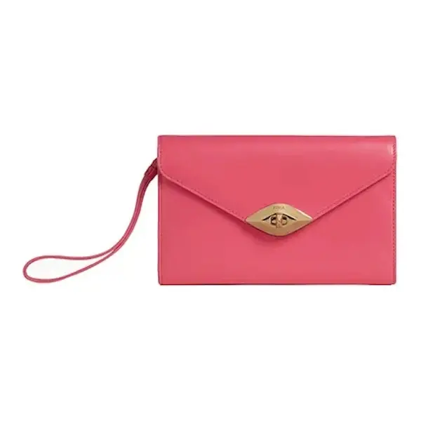 Furla Eye Large Chain Wallet - Lipstick