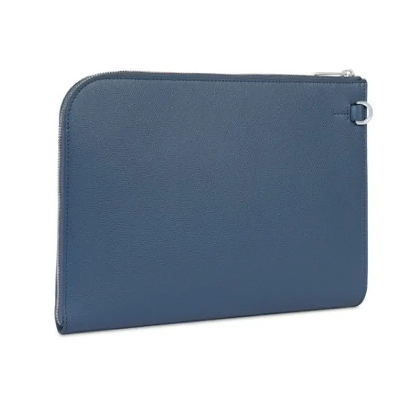 Furla Xl Envelope Pouch - Blue Denim