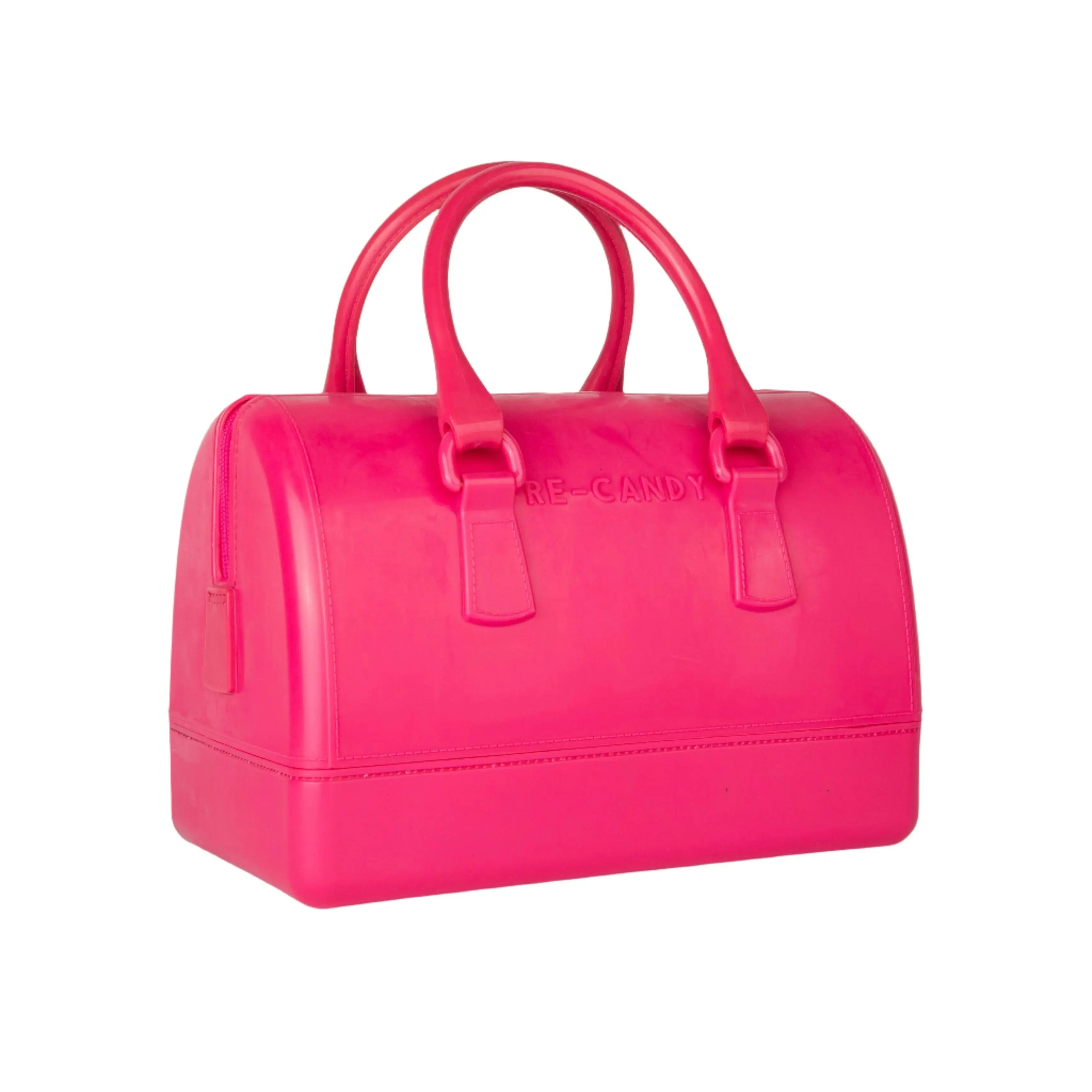 Furla Re Candy Boston Bag - Hot Pink Berry