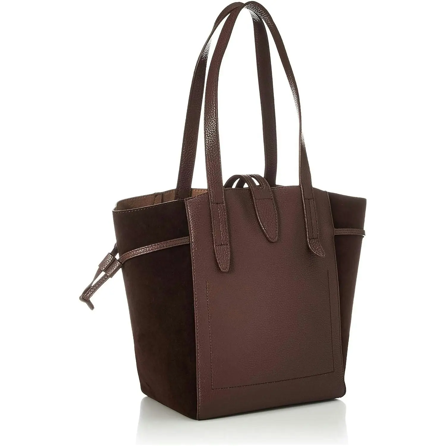 Furla Net Medium Tote - Brown Suede Leather