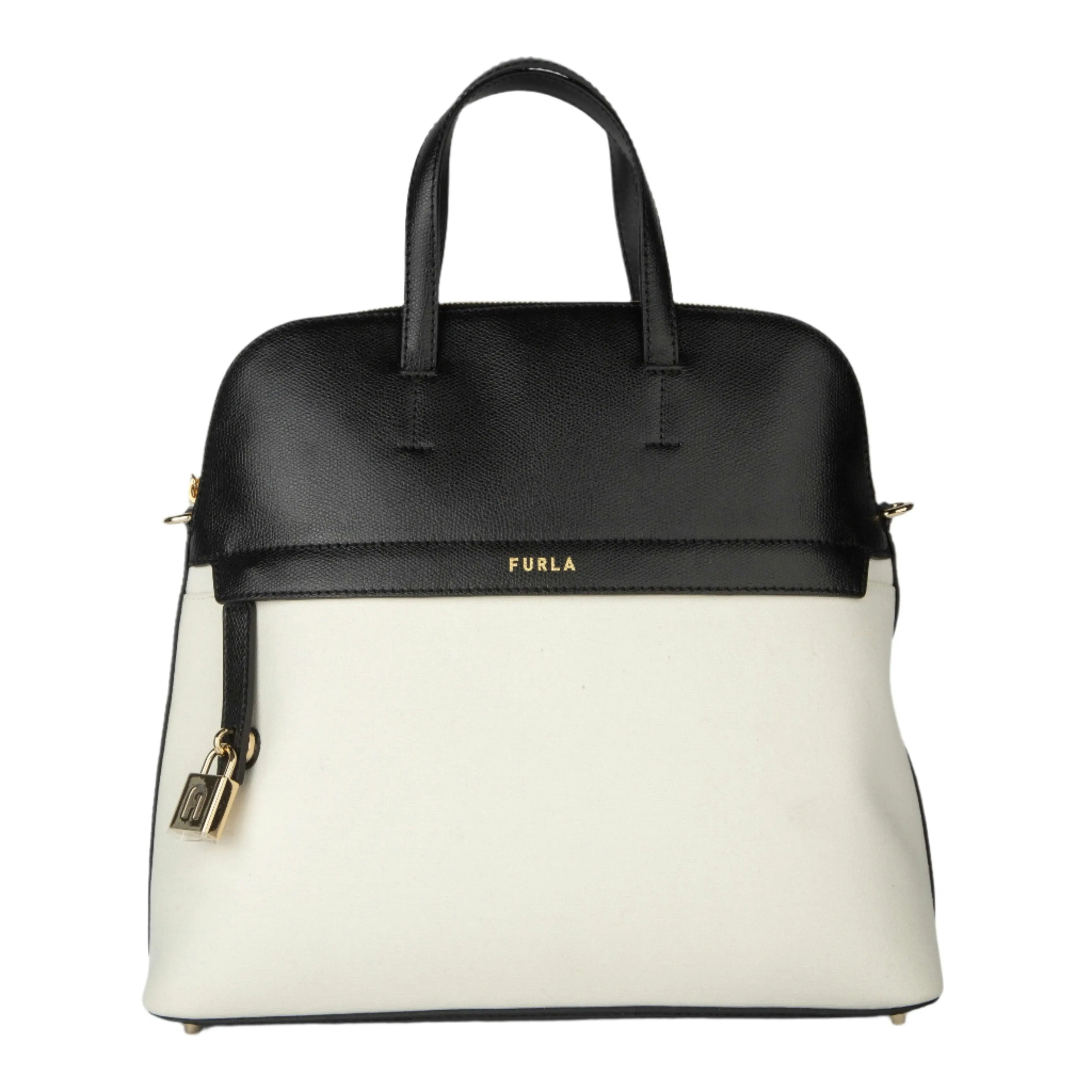 Furla Piper Dome 26 - Naturale + Nero