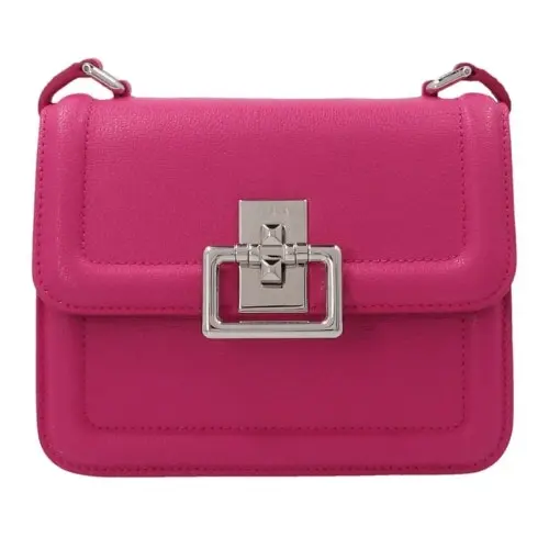 Furla Villa Mini Leather Crossbody Bag - Peonia Fuxia