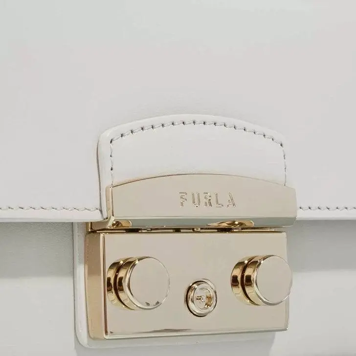 Furla Metropolis Mini Crossbody - Marshmallow