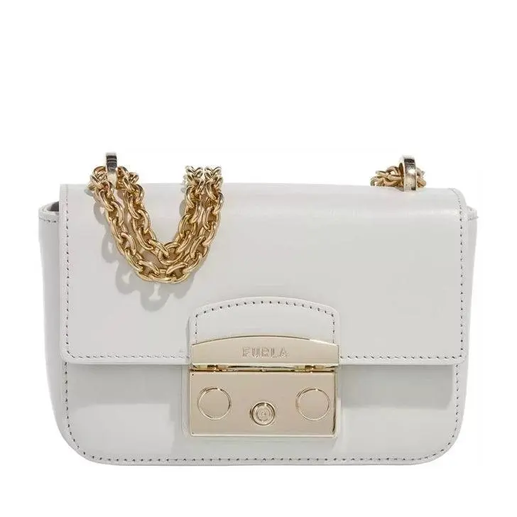 Furla Metropolis Mini Crossbody - Marshmallow