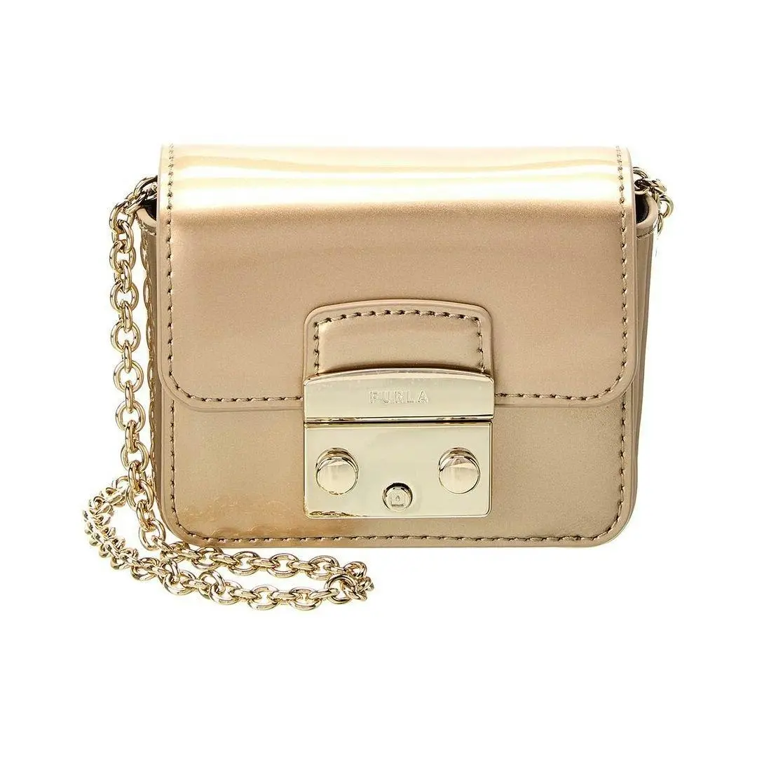 Furla Metropolis Micro Crossbody - Champagne