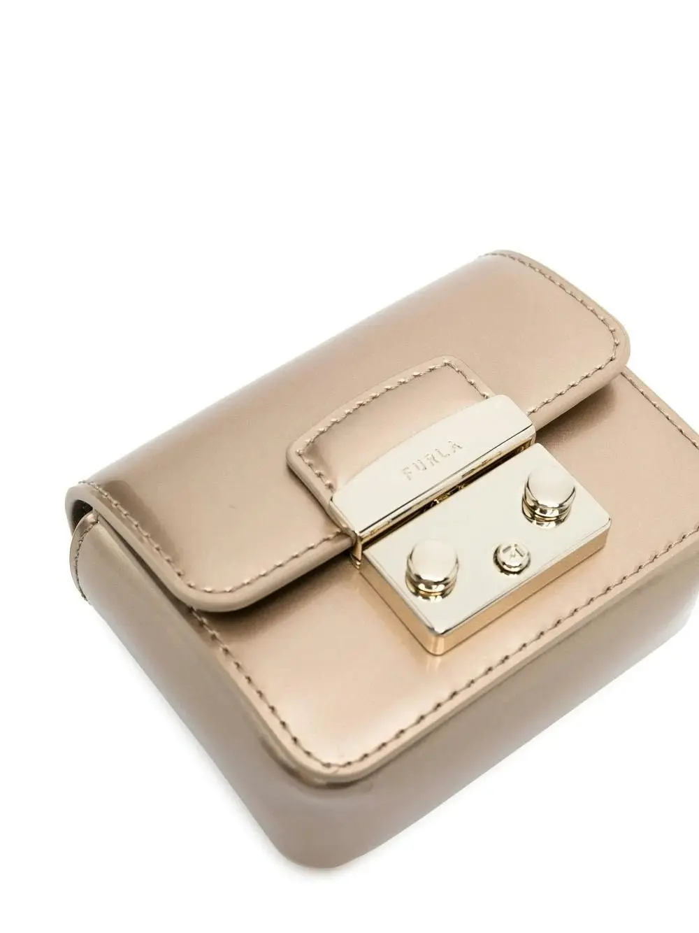 Furla Metropolis Micro Crossbody - Champagne